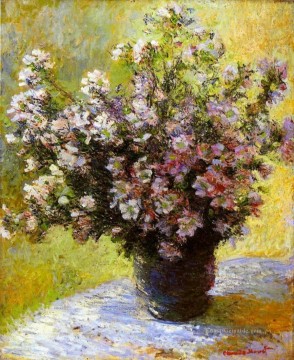 Bouquet von Mallows Claude Monet Ölgemälde